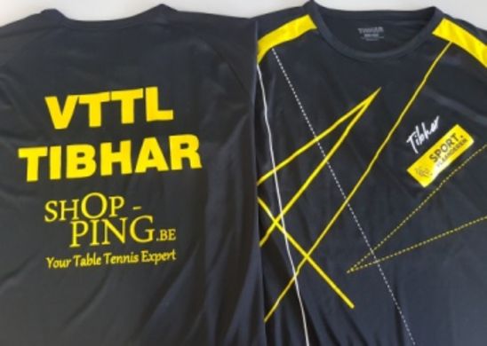 Direktflock und Digitallogo Tibhar